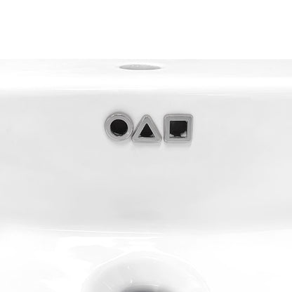 Swiss Madison, St. Tropez 30" Rectangle Wall-Mounted Sink with Left Side Faucet Mount