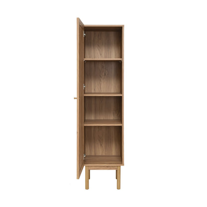 Swiss Madison, Classe 15.5 x 15 x 60 Freestanding Linen Cabinet in Toppan Oak