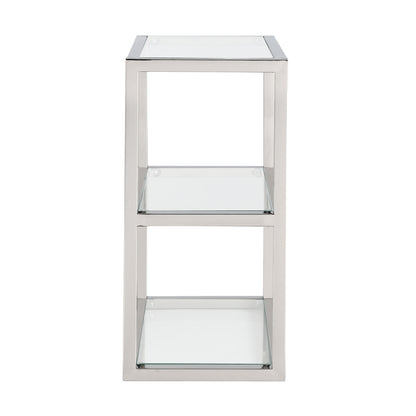 Swiss Madison, Pierre 16"x20"x10" Wall-Mounted Linen Cabinet in Chrome
