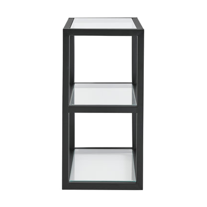 Swiss Madison, Pierre 16"x20"x10" Wall-Mounted Linen Cabinet in Matte Black