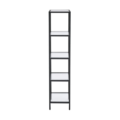 Swiss Madison, Pierre 16"x65"x14" Freestanding Linen Cabinet in Matte Black