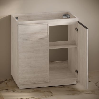 Swiss Madison St. Tropez 36-inch freestanding bathroom vanity in White Oak — view 5