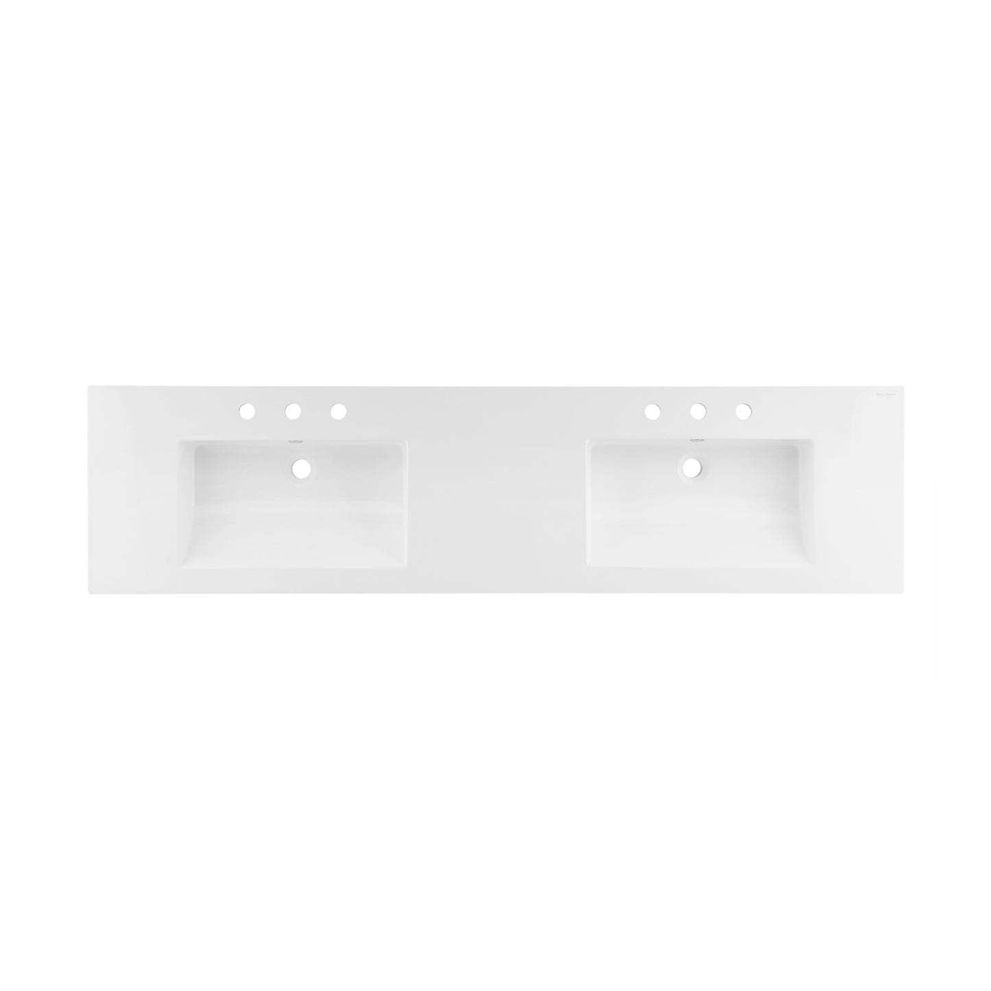 Swiss Madison, Pierre 72 Double, Freestanding, Open Shelf, Matte Black Metal Frame Bathroom Vanity