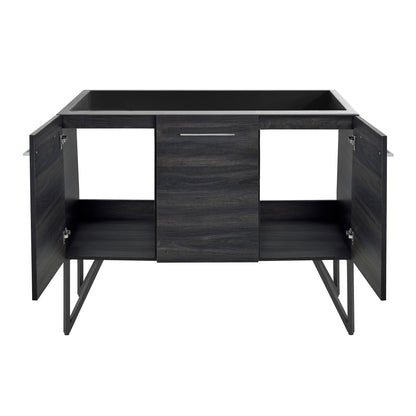 Swiss Madison, Annecy 48 Black Walnut Bathroom Vanity Cabinet Only (SM-BV224)
