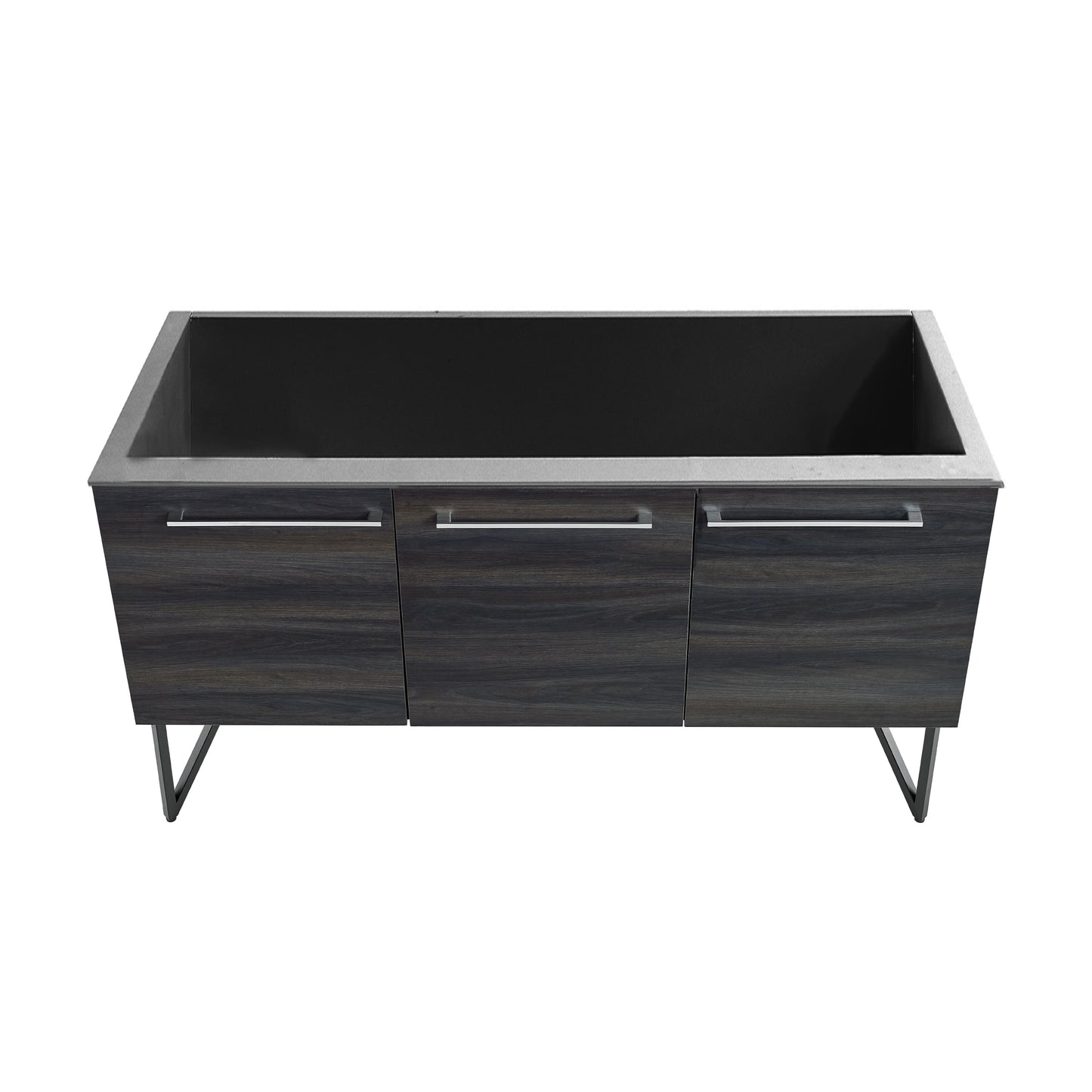 Swiss Madison, Annecy 60 Black Walnut Bathroom Vanity Cabinet Only (SM-BV226)