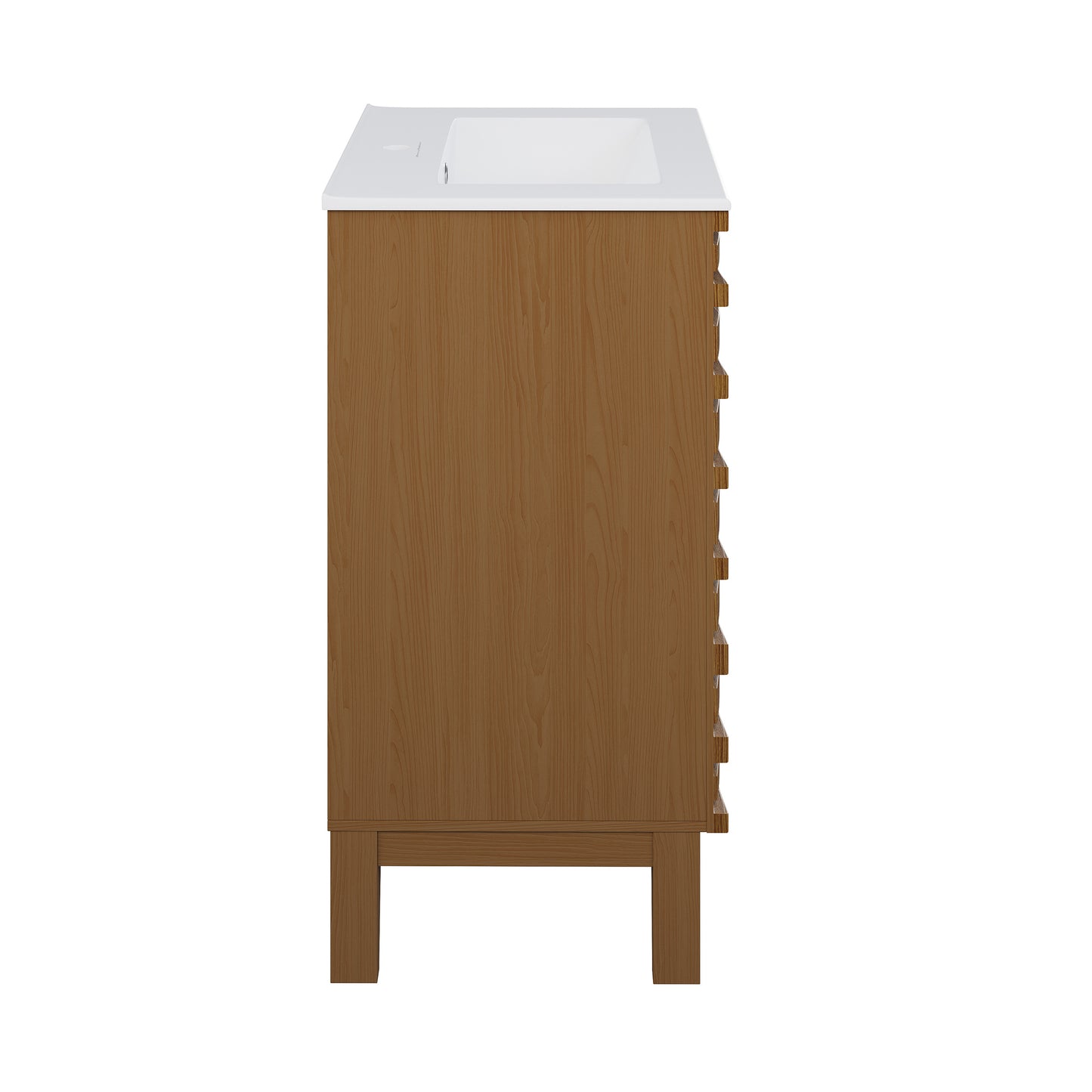 Swiss Madison, Cascade 24'' Bathroom Vanity in Brown Oak