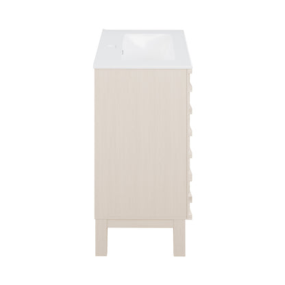 Swiss Madison, Cascade 24'' Bathroom Vanity in White