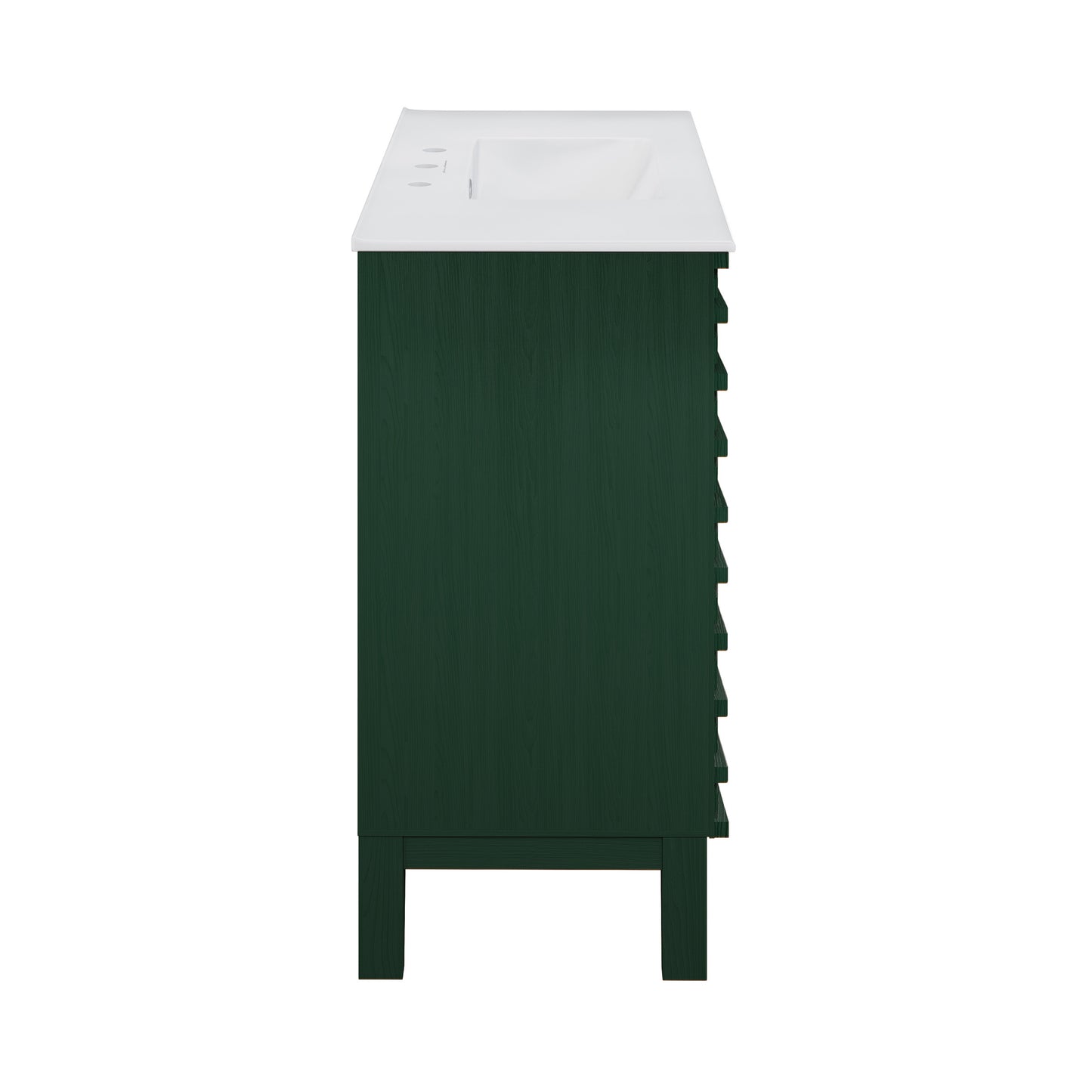 Swiss Madison Cascade 36-inch freestanding bathroom vanity in Green Oak — view 4