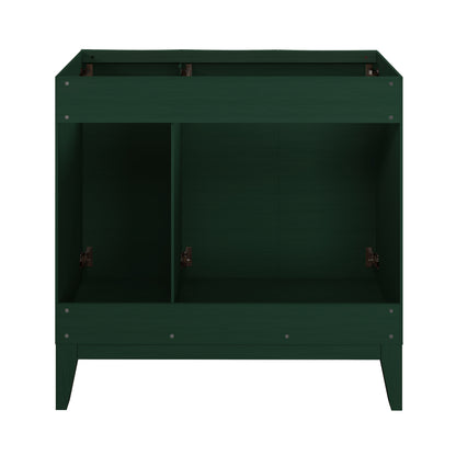 Swiss Madison Cascade 36-inch freestanding bathroom vanity in Green Oak — view 5
