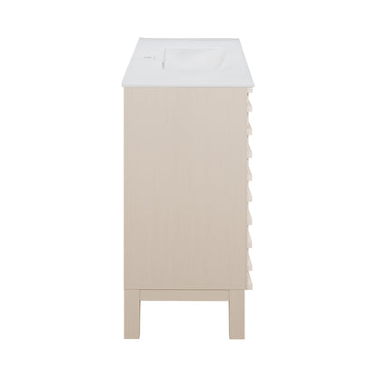 Swiss Madison, Cascade 36'' Bathroom Vanity in White