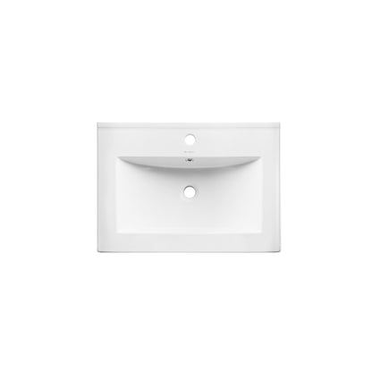 Swiss Madison, Pierre 24 Single, Open Shelf, Gold Metal Frame Bathroom Vanity