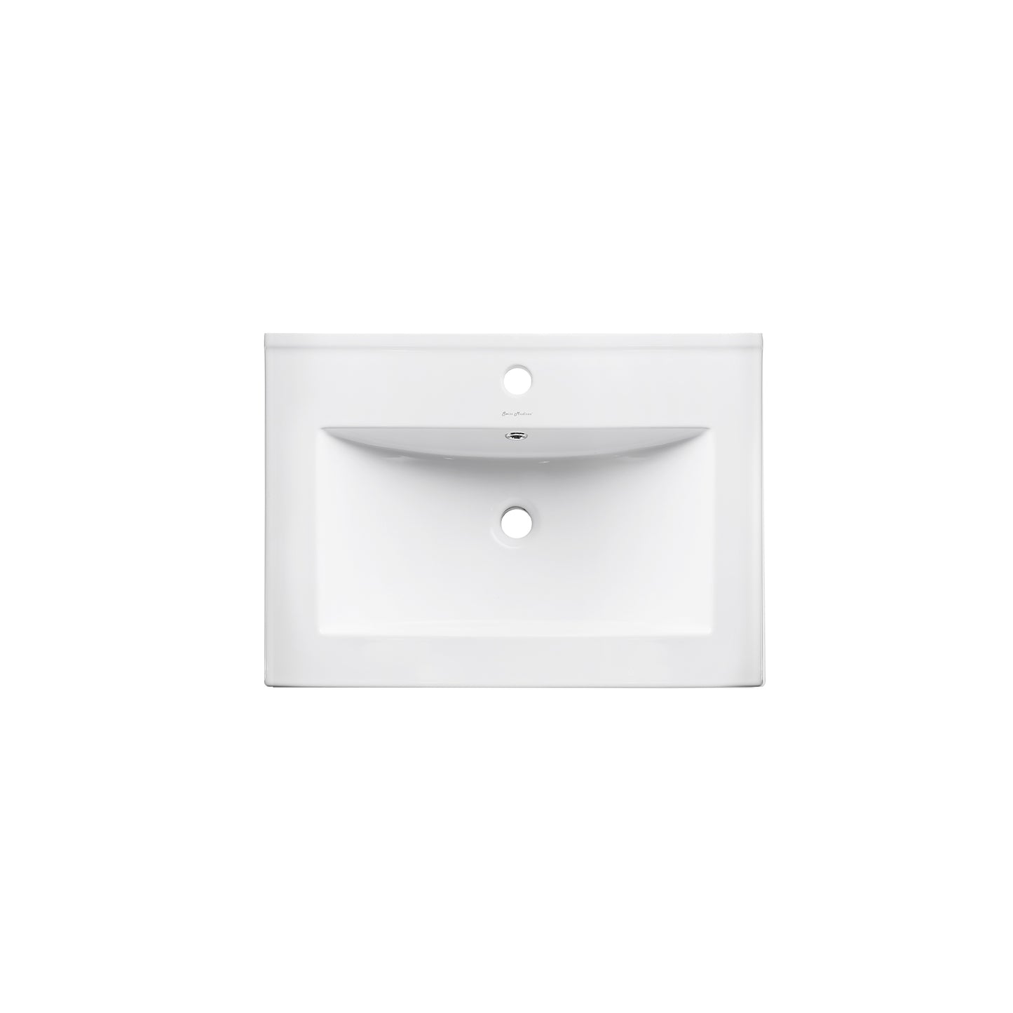 Swiss Madison, Pierre 24 Single, Metal Frame, Open Shelf, Bathroom Vanity