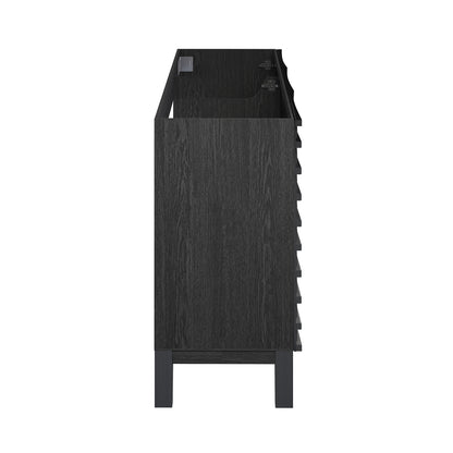 Swiss Madison, Cascade 48" Bathroom Vanity in Black - Cabinet