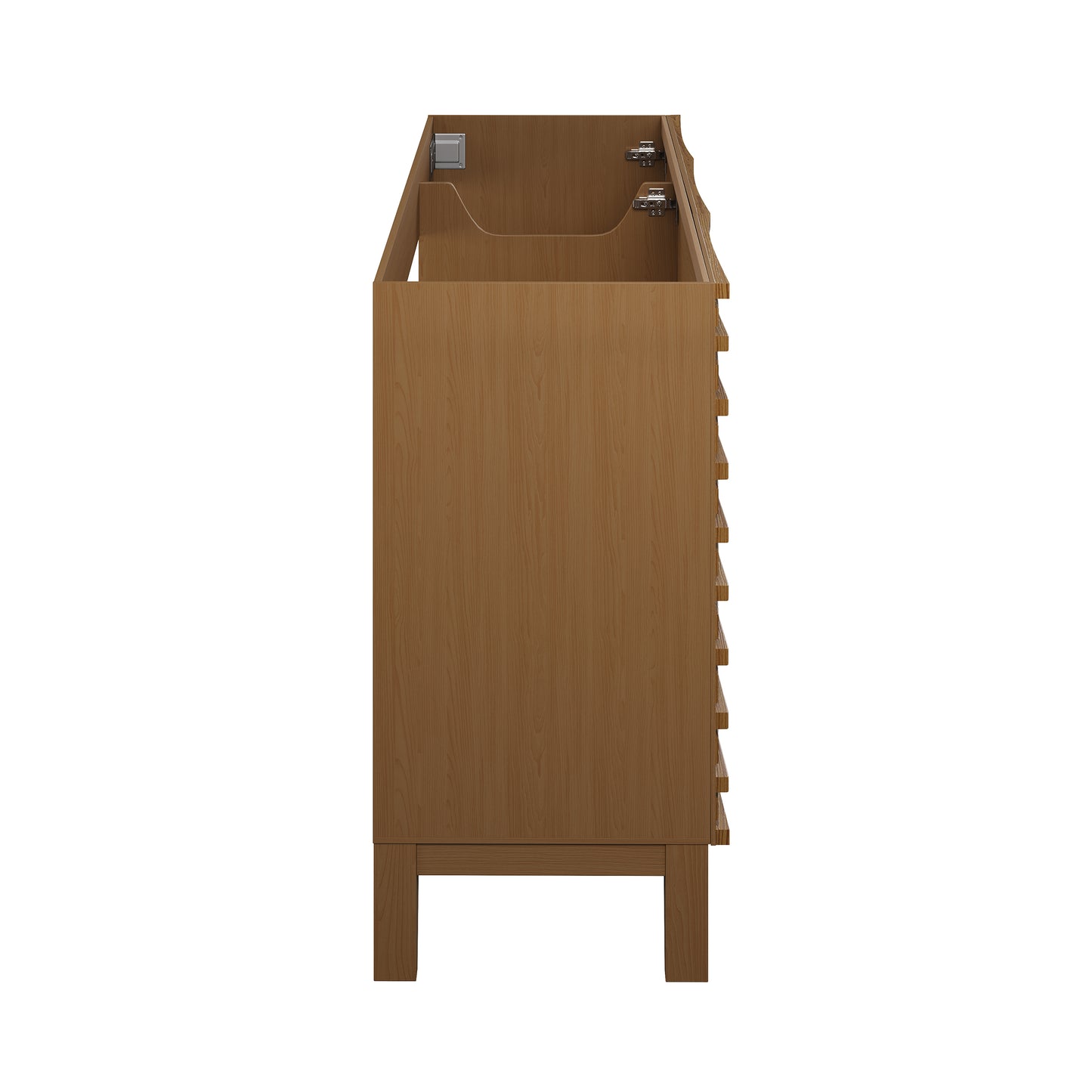 Swiss Madison, Cascade 48'' Bathroom Vanity in Brown Oak- Cabinet Only