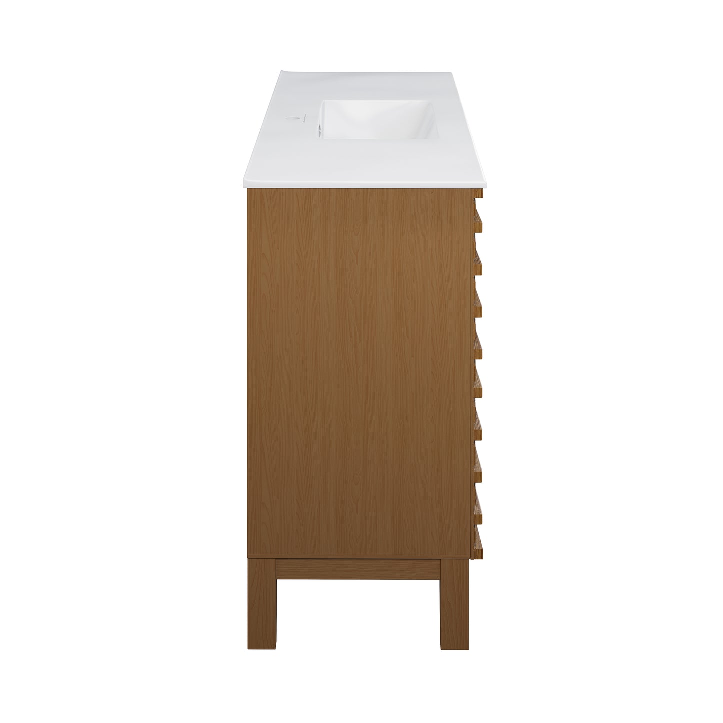 Swiss Madison Cascade 48-inch bathroom vanity in Brown Oak — view 8