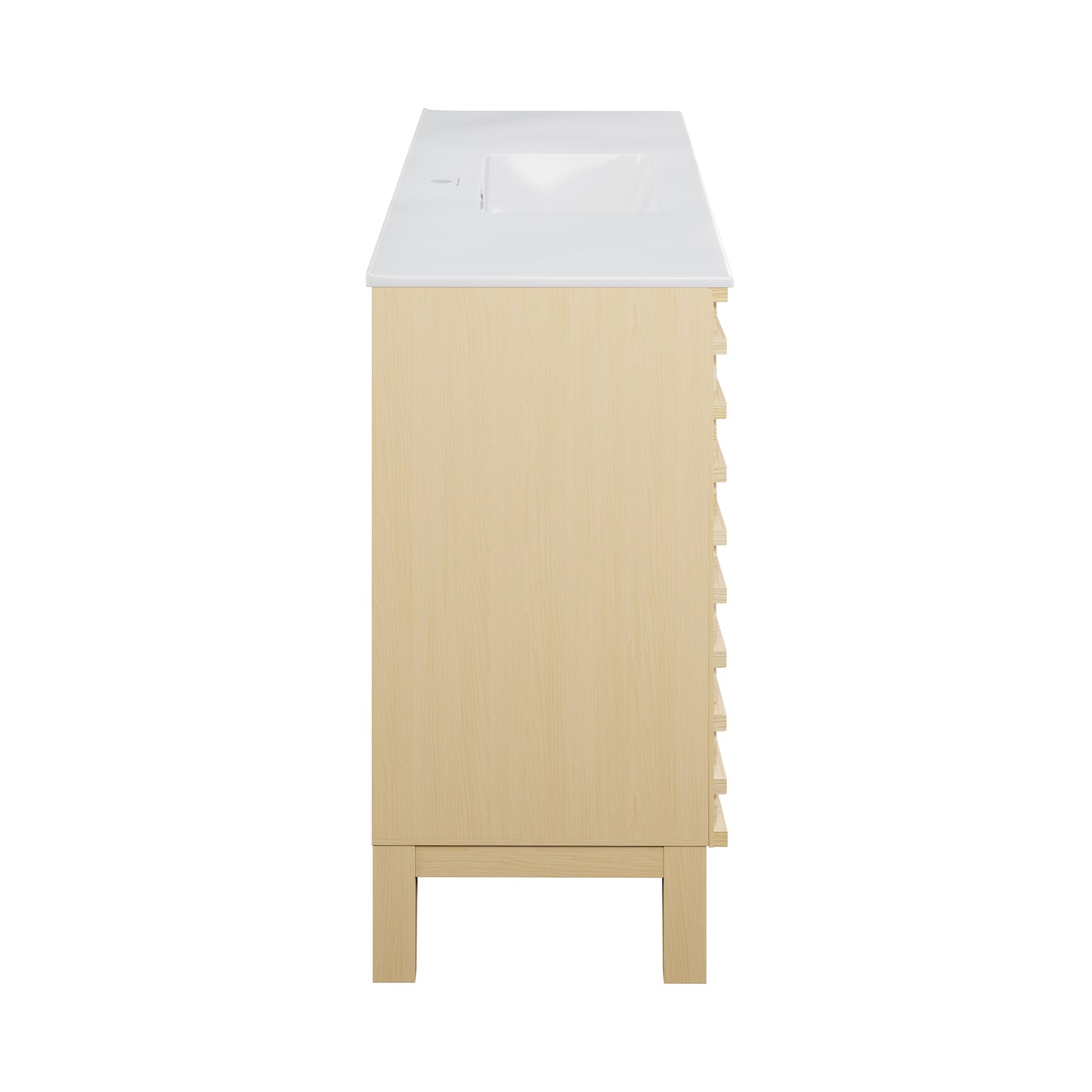 Swiss Madison, Cascade 48'' Bathroom Vanity in Natural Oak