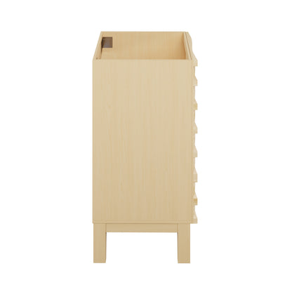 Swiss Madison, Cascade 18" Bathroom Vanity in Natural Oak - Cabinet