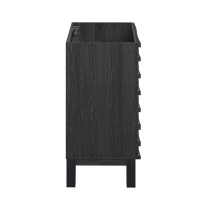 Swiss Madison, Cascade 18" Bathroom Vanity in Black - Cabinet