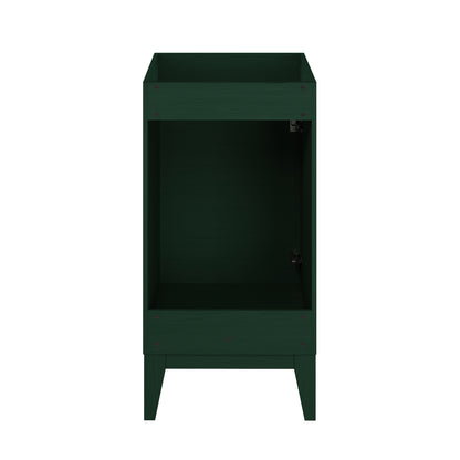 Swiss Madison, Cascade 18" Freestanding Bathroom Vanity Cabinet without Top in Green Oak