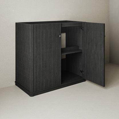 Swiss Madison, Lafayette 36" Freestanding Bathroom Vanity Cabinet without Top in Black Oak