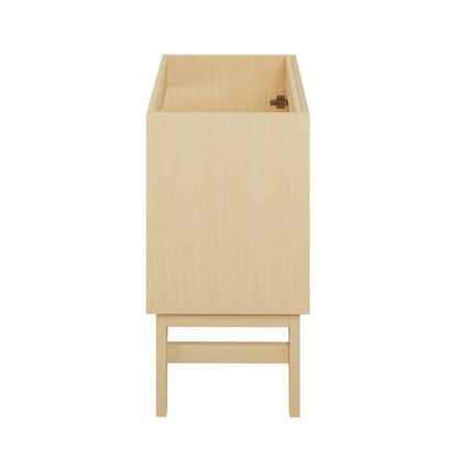 Swiss Madison, Bosse 24" Freestanding Bathroom Vanity Cabinet without Top in Natural Oak