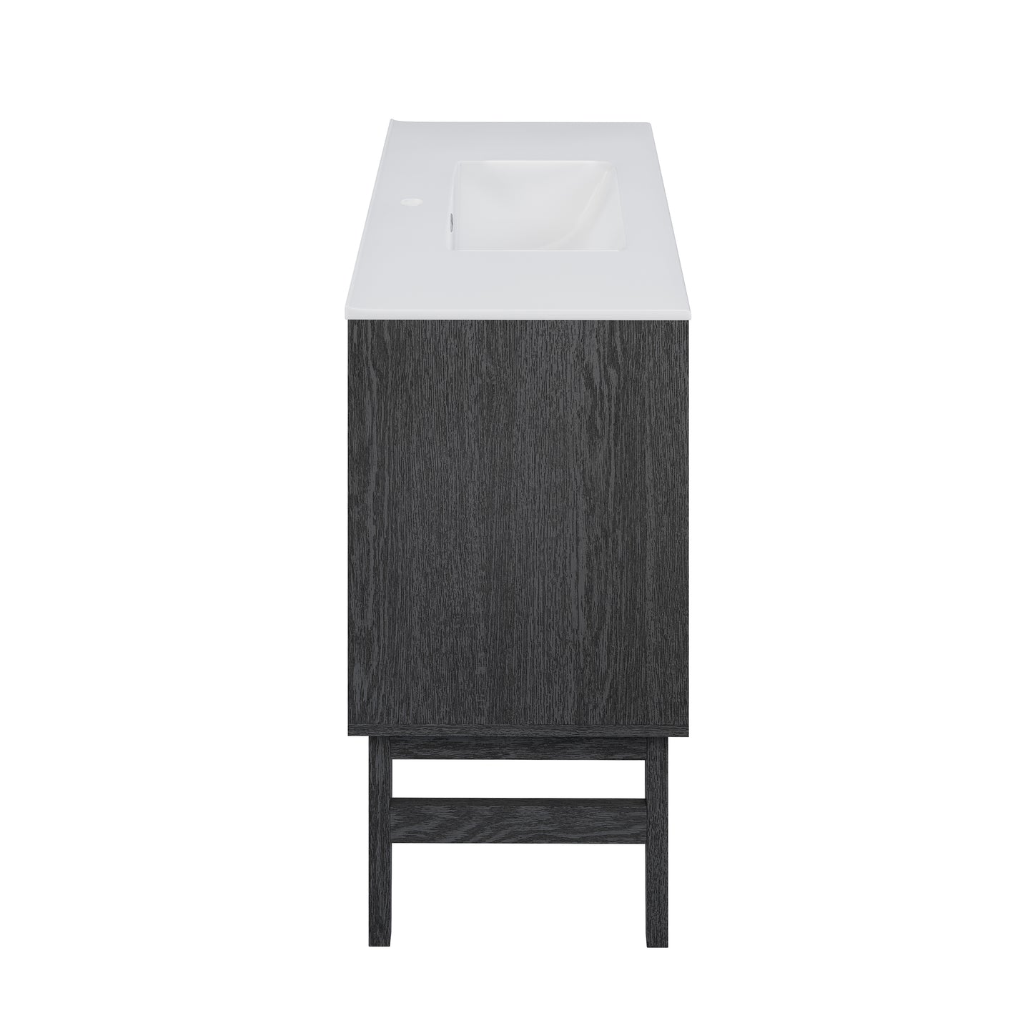 Swiss Madison Bosse 36-inch freestanding bathroom vanity in Black Oak — view 8