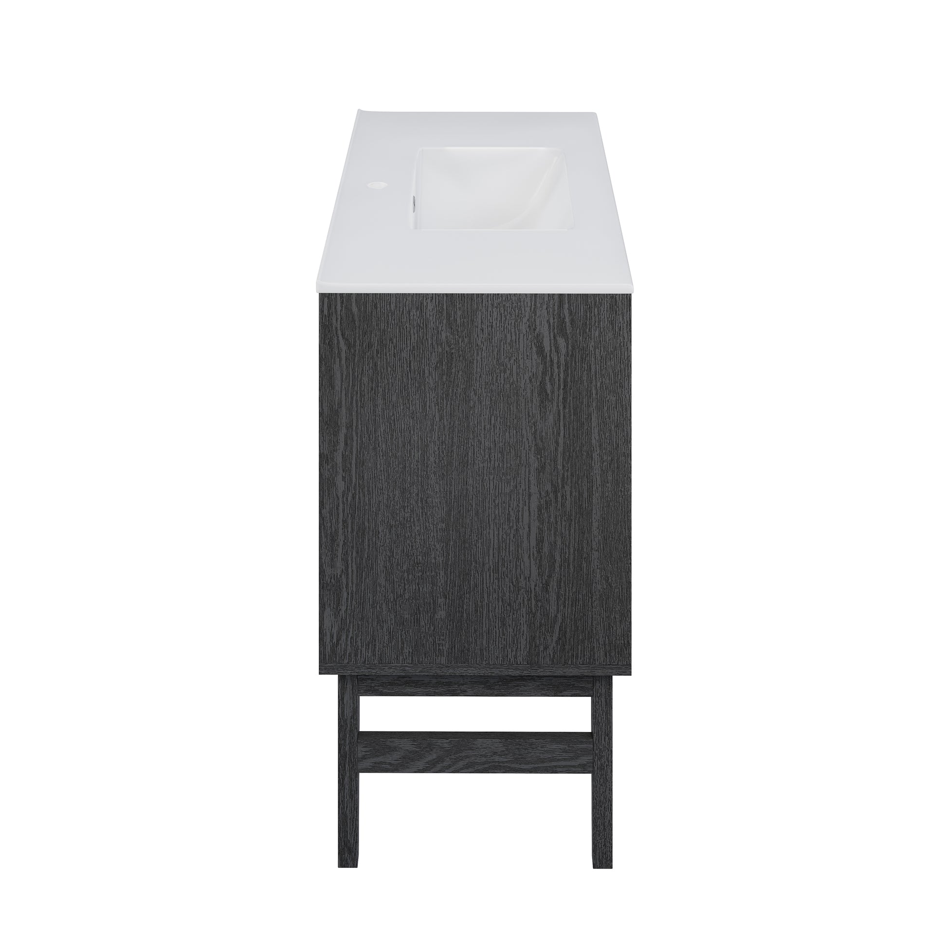 Swiss Madison Bosse 36-inch freestanding bathroom vanity in Black Oak — view 8