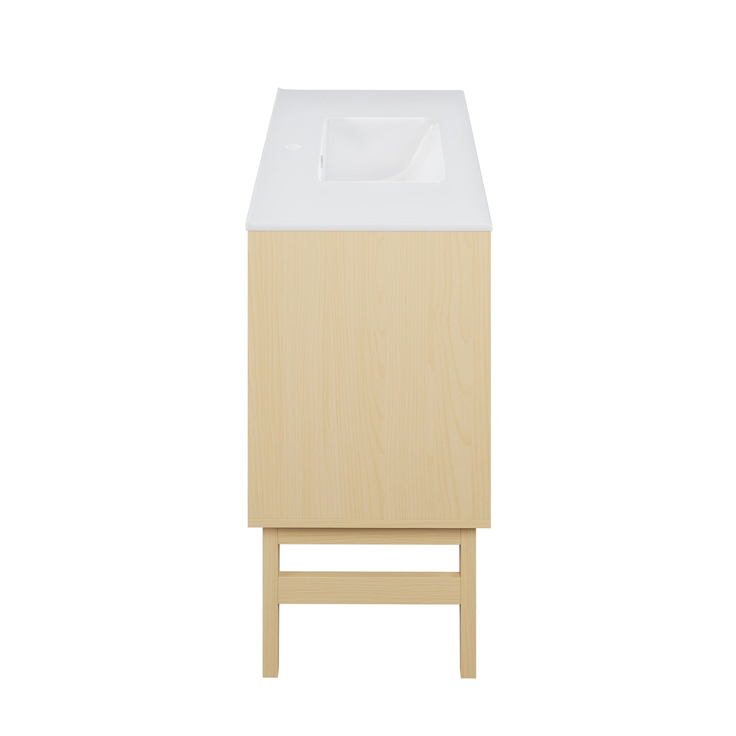 Swiss Madison Bosse 36-inch freestanding bathroom vanity in Natural Oak — view 8