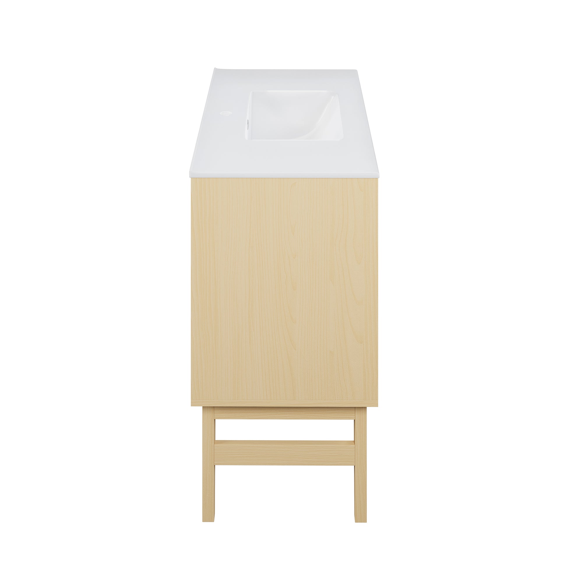Swiss Madison Bosse 36-inch freestanding bathroom vanity in Natural Oak — view 8