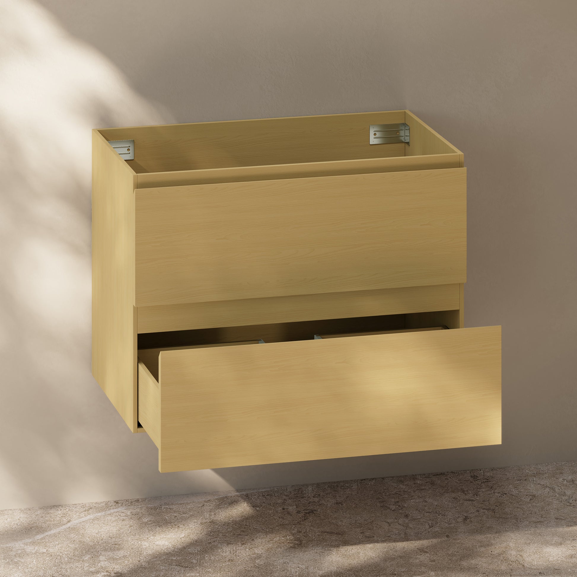 Swiss Madison Liberte 30-inch wall-mount bathroom vanity in Natural Oak — view 5