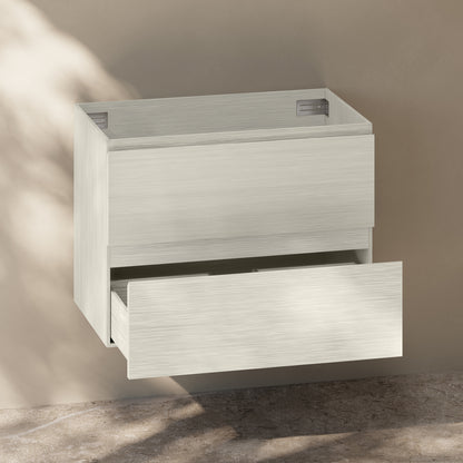 Swiss Madison, Liberte 30" Wall-Mounted Bathroom Vanity Cabinet without Top in White Oak