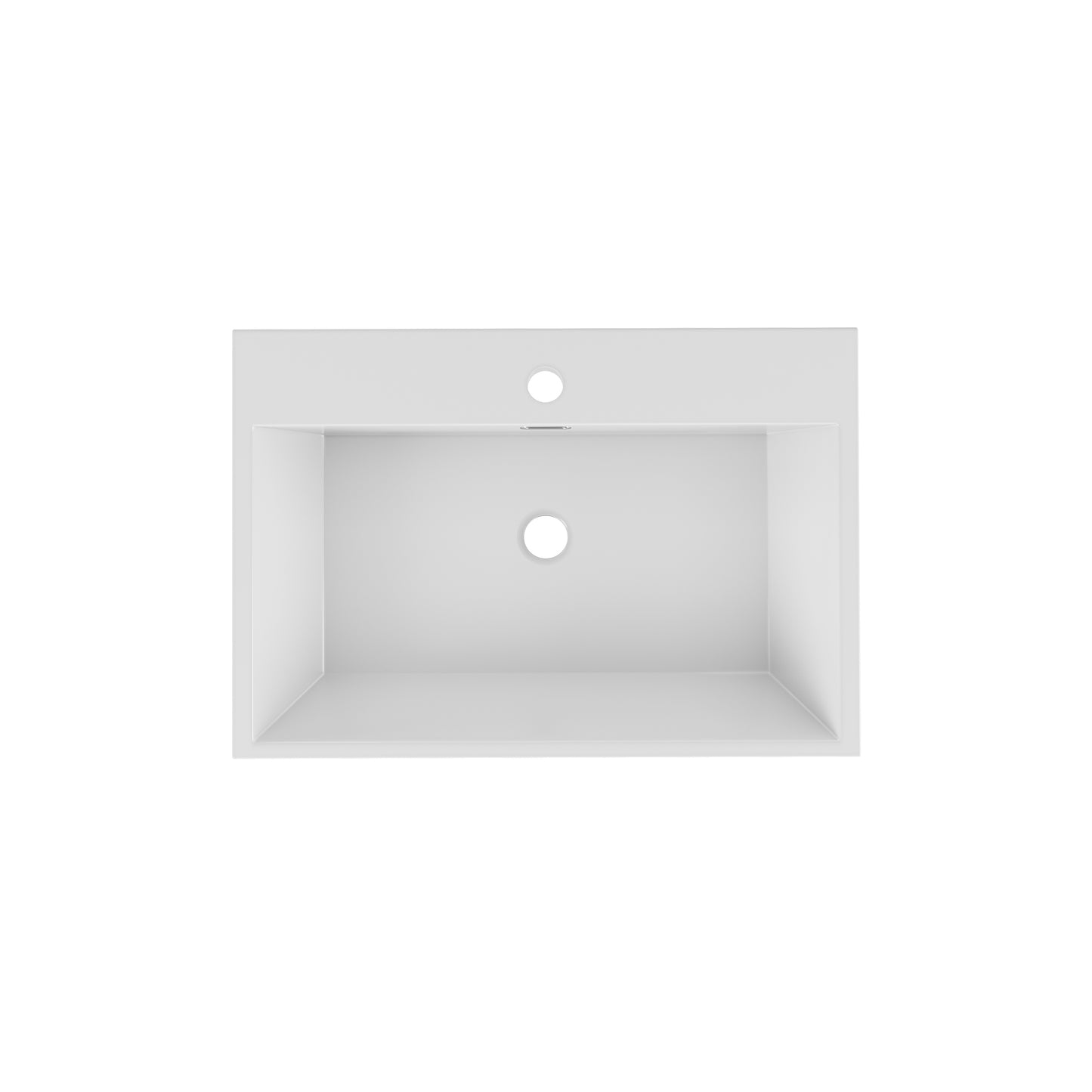 Swiss Madison, Concorde 24" Rectangle Console Sink with Matte Black Legs