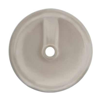 Swiss Madison, Monaco 16.5" Round Console Sink, White Basin Brushed Gold Legs