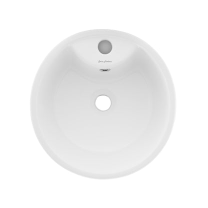 Swiss Madison, Monaco Circular Basin Pedestal sink