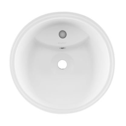 Swiss Madison, St. Tropez Circular One Piece Pedestal Sink