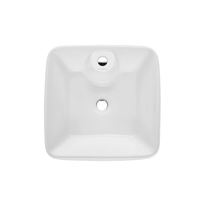 Swiss Madison, Carre One Piece Pedestal Sink