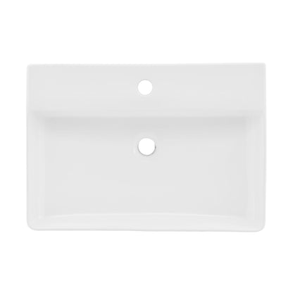 Swiss Madison, Concorde Square Two-Piece Pedestal Sink