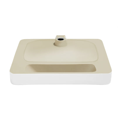 Swiss Madison, Carre Large Rectangle Vessel Sink
