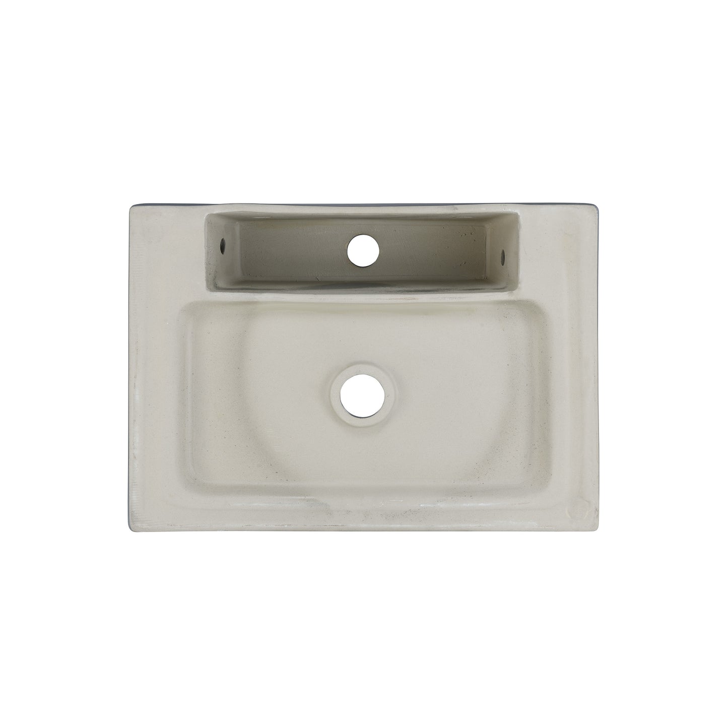 Swiss Madison, Claire 20"  Rectangle Ceramic Vessel Sink in Matte Grey