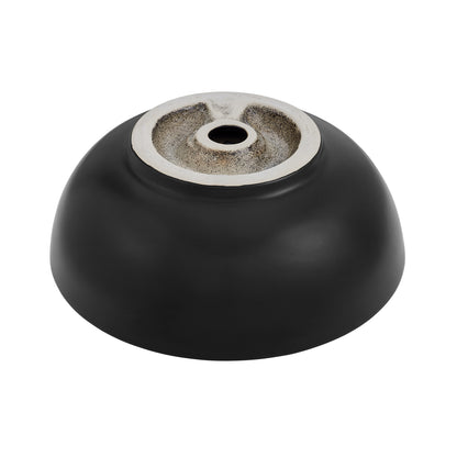 Swiss Madison, Sublime  Round Vessel Sink in Matte Black