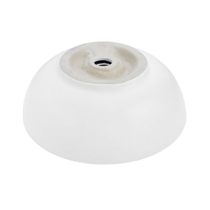 Swiss Madison, Sublime Round Vessel Sink in Matte White