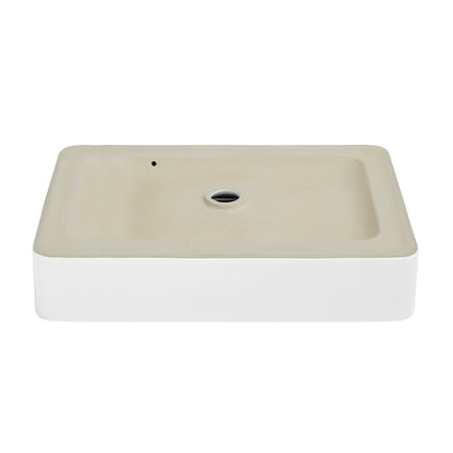 Swiss Madison, Concorde 24 Rectangle Ceramic Vessel Sink
