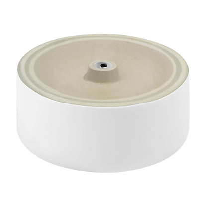 Swiss Madison, Monaco Round Ceramic Bathroom Vessel Sink in White