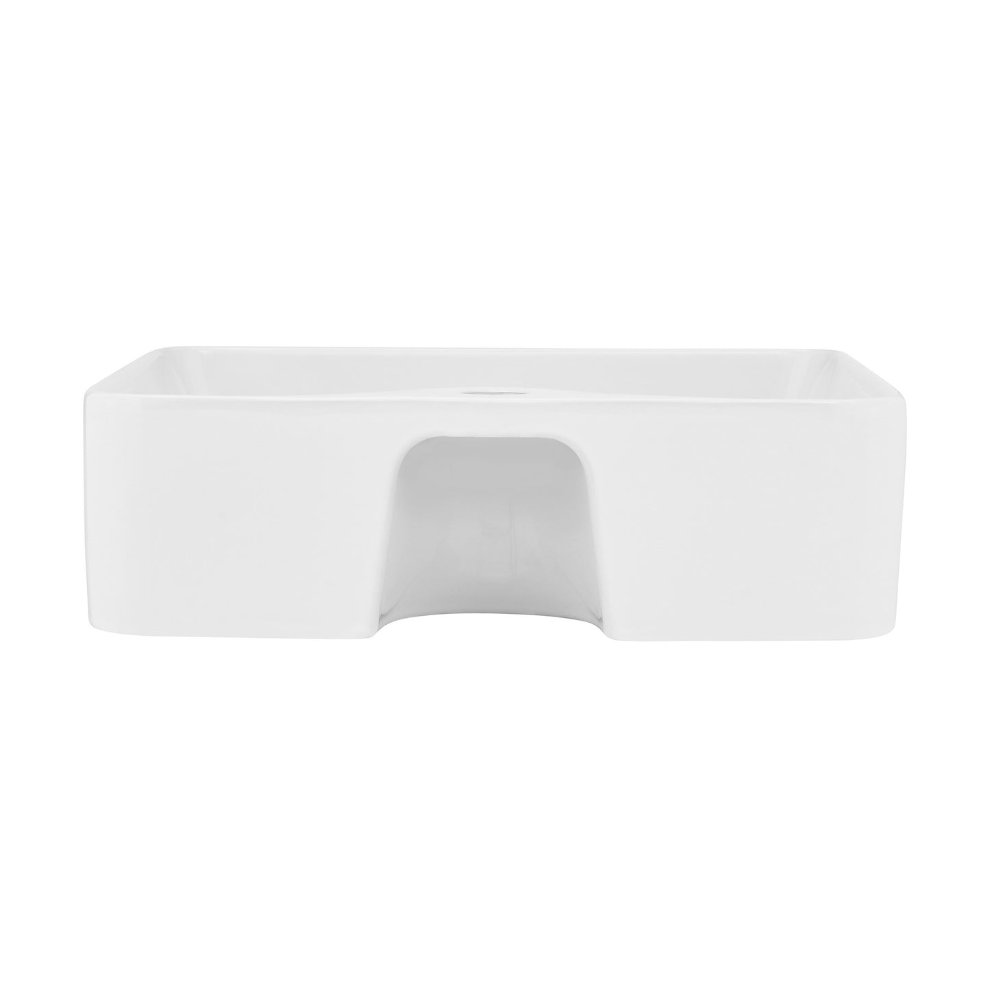 Swiss Madison, Rennes 19" Vessel Sink in Glossy White