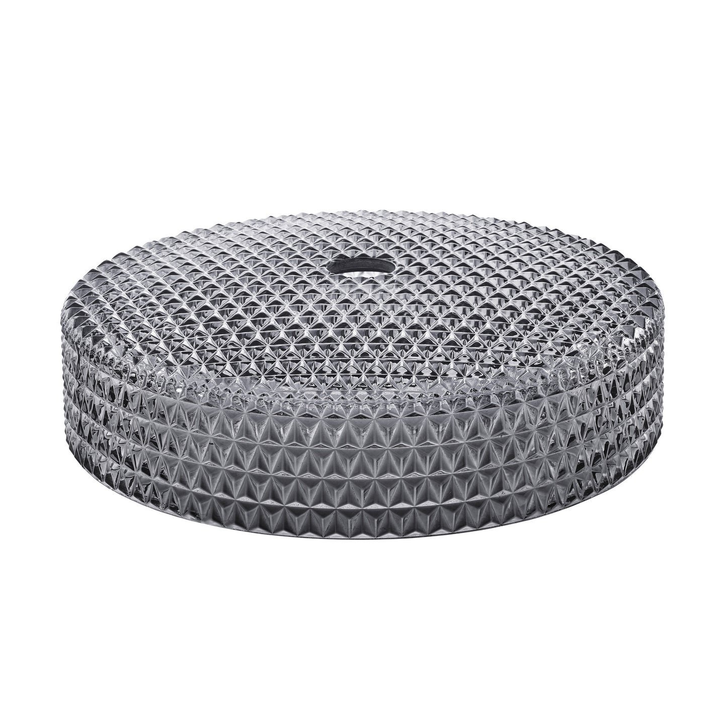 Swiss Madison, Cache 15.75" Round Glass Vessel Sink in Black
