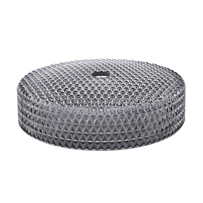 Swiss Madison, Cache 15.75" Round Glass Vessel Sink in Black
