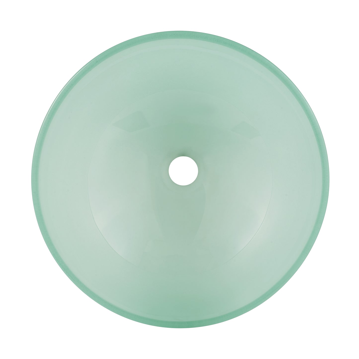 Swiss Madison, Cascade 16.5 Color Glass Vessel Sink with Faucet, Frost