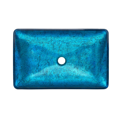 Swiss Madison Ocean Blue vessel bathroom vanity — view 10