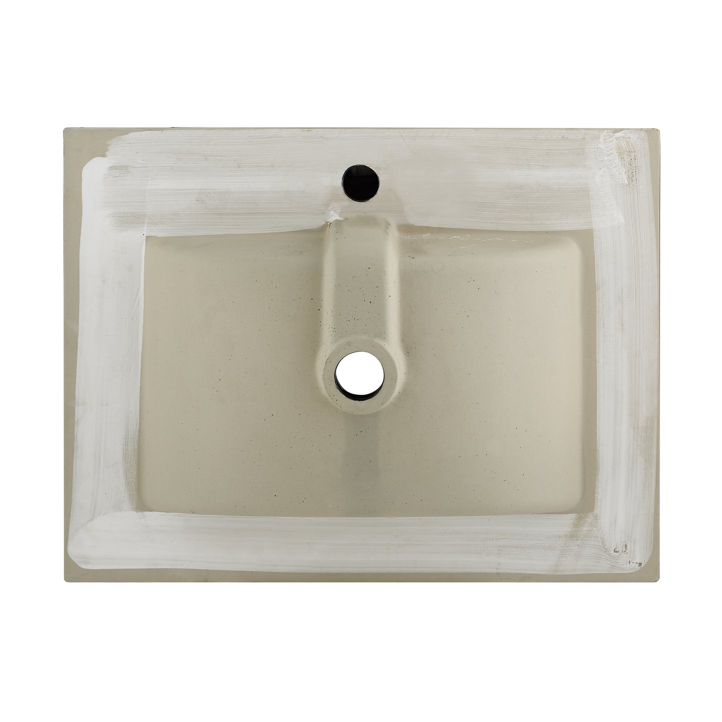 Swiss Madison, 24" Ceramic Vanity Top with Single Faucet Hole in Matte Black