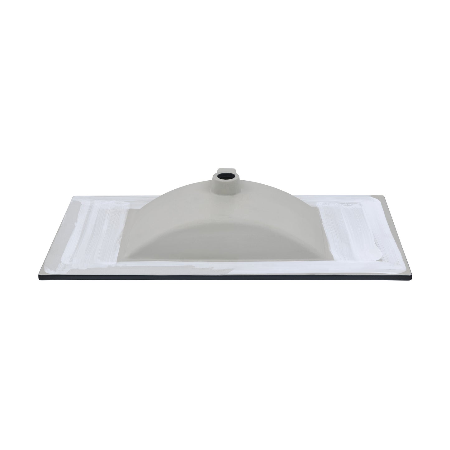 Swiss Madison, 36" Ceramic Vanity Top with Single Faucet Hole in Matte Black